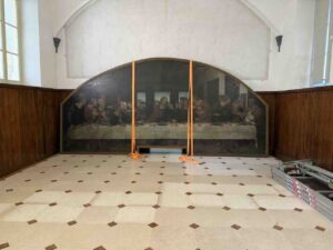 Savona, "Cenacolo" smontato: inizia il restauro della tela 500esca