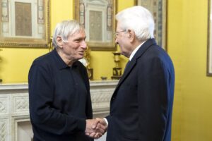 Il presidente della Repubblica Sergio Mattarella incontra don Luigi Ciotti (foto: Francesco Ammendola - Ufficio per la Stampa e la Comunicazione - Presidenza della Repubblica)