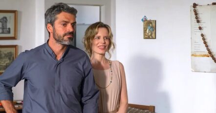 Luca Argentero e Sonia Bergamasco nel film "Come un gatto in tangenziale. Ritorno a Coccia di Morto"