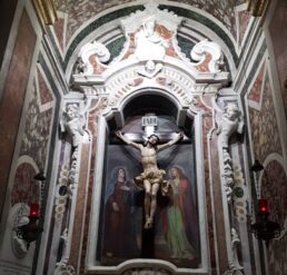 Albisola, restaurato il Crocifisso del Maragliano