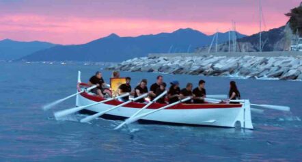 La processione sul mare della Madonna di Pia a Finale Ligure