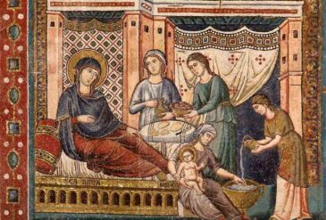 "La Natività della Vergine" di Pietro Cavallini