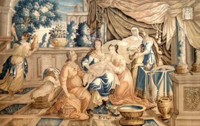 "La nascita di Maria" della Tapisserie d'Aubusson