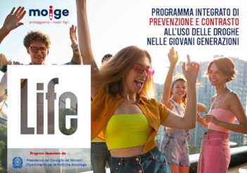 "Life", il progetto del MOIGE contro la tossicodipendenza giovanile