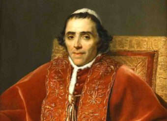 Pio VII nel ritratto di Jacques Louis David