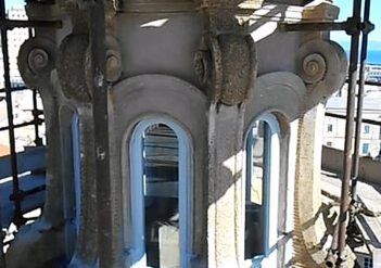 Restauro lanternino cupola della Cattedrale di Savona