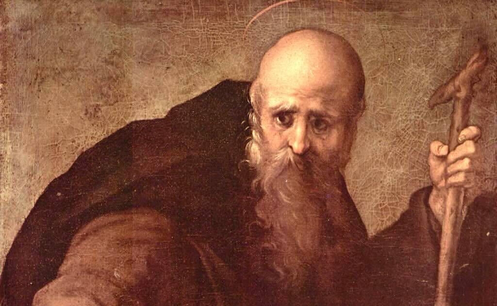 Sant’Antonio Abate (Pontormo) Sant'Antonio abate in un olio su tavola di Pontormo