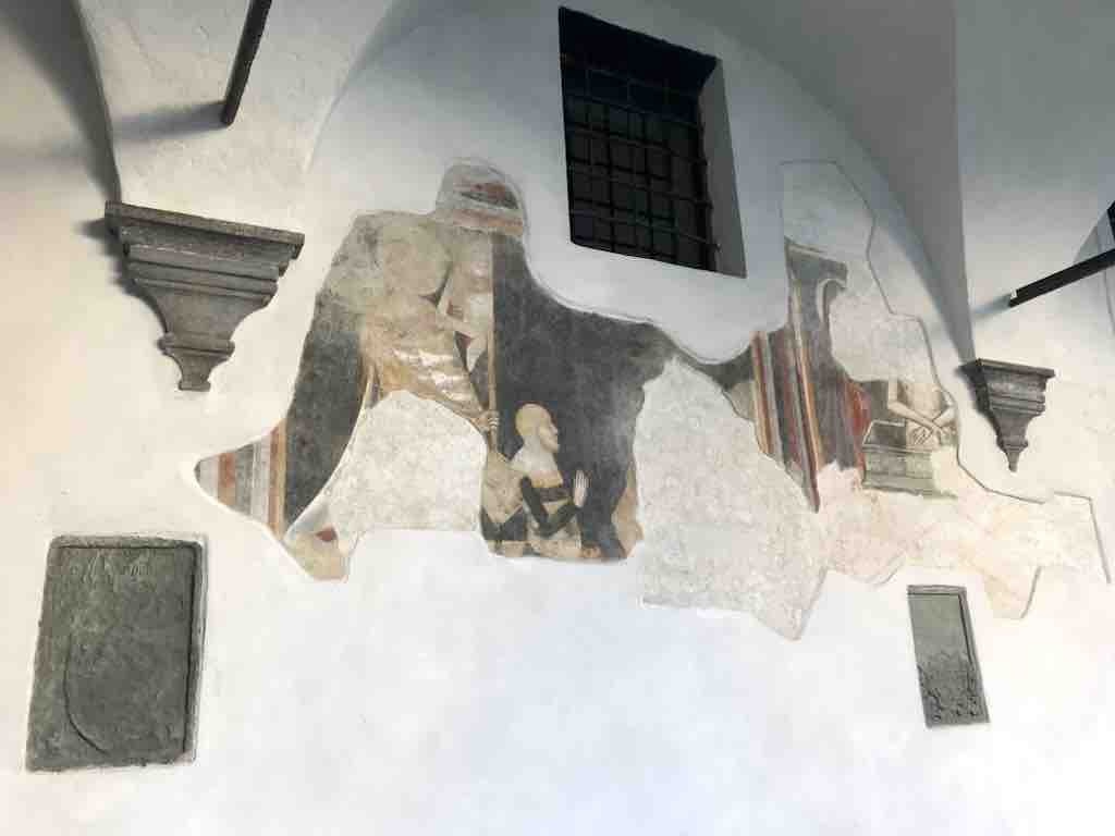 Savona Chiostro Francescano affresco 01 Il Chiostro Francescano della Cappella Sistina di Savona