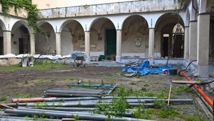 Il restauro del Chiostro Francescano della Cappella Sistina di Savona