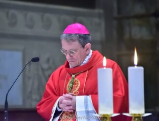 La messa della Domenica delle Palme a Savona