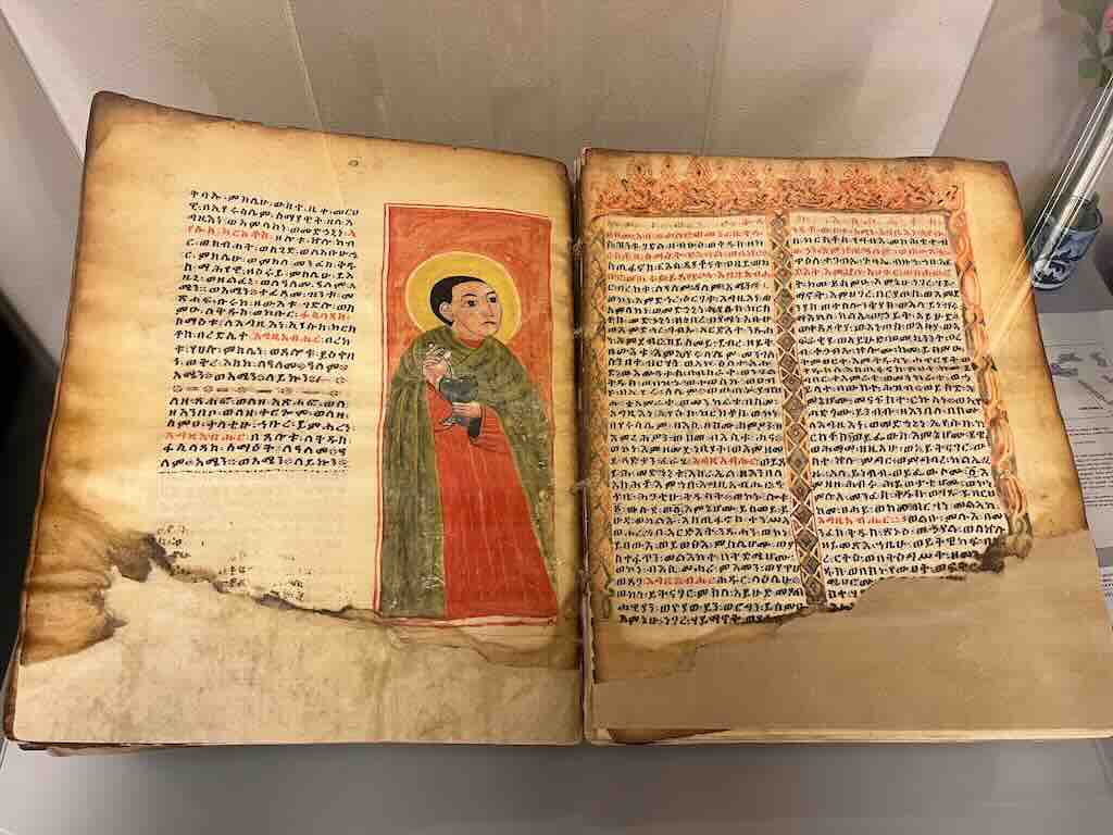 Savona Il codice etiope mostra 01 Il codice etiope "Gädlä säma ‘tat" ("Atti dei Martiri")