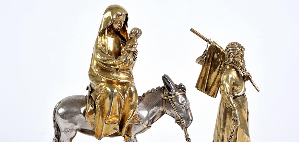 "Fuga in Egitto", oreficeria francese del XIII secolo nel Museo del Tesoro