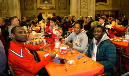 Il pranzo di Natale della Comunità di Sant’Egidio