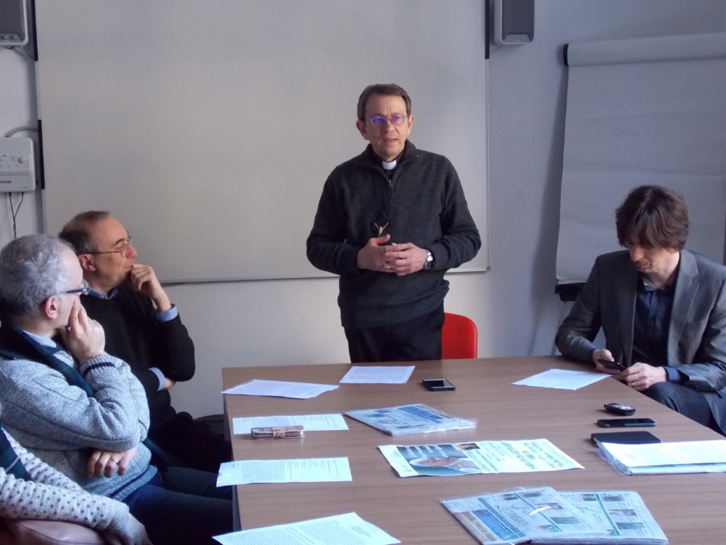 Savona incontro Vescovo giornalisti 2019 04 L’incontro fra il vescovo Calogero Marino e i giornalisti