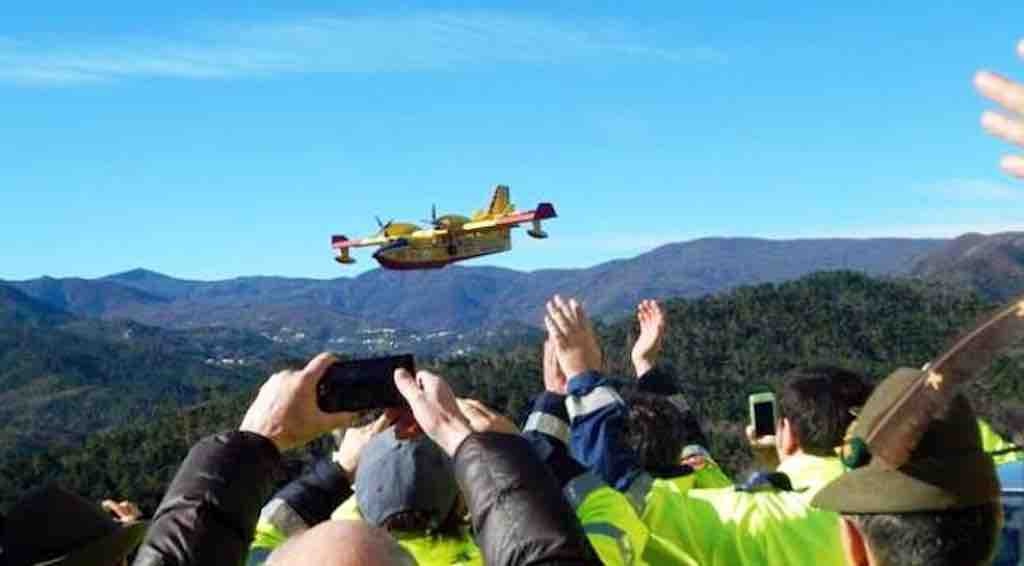 La messa per i piloti del canadair alla Chiesa Madonna del Monte di Savona