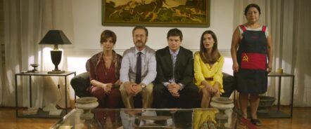 Una scena del film "Se Dio vuole"