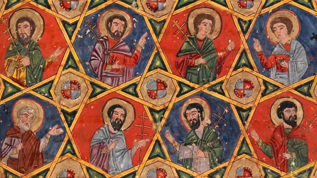 Tutti i Santi Ognissanti 02 Una miniatura dall'Evangeliario Siriaco creato nel 1220 circa presso Mosul