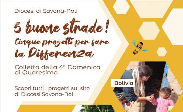 cinque progetti Quaresima 2021 raccolta fondi parziale