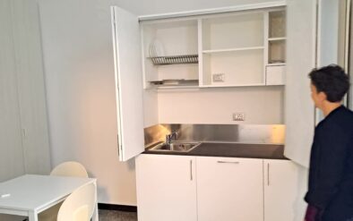 I minialloggi del progetto Caritas "Housing first" in via Mistrangelo a Savona